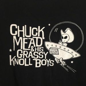 Band Tee Black Chuck Mead & His Grassy Knoll Boys